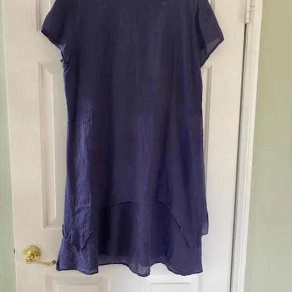 Color Me Cotton CMC blue dress XL - Picture 2 of 5